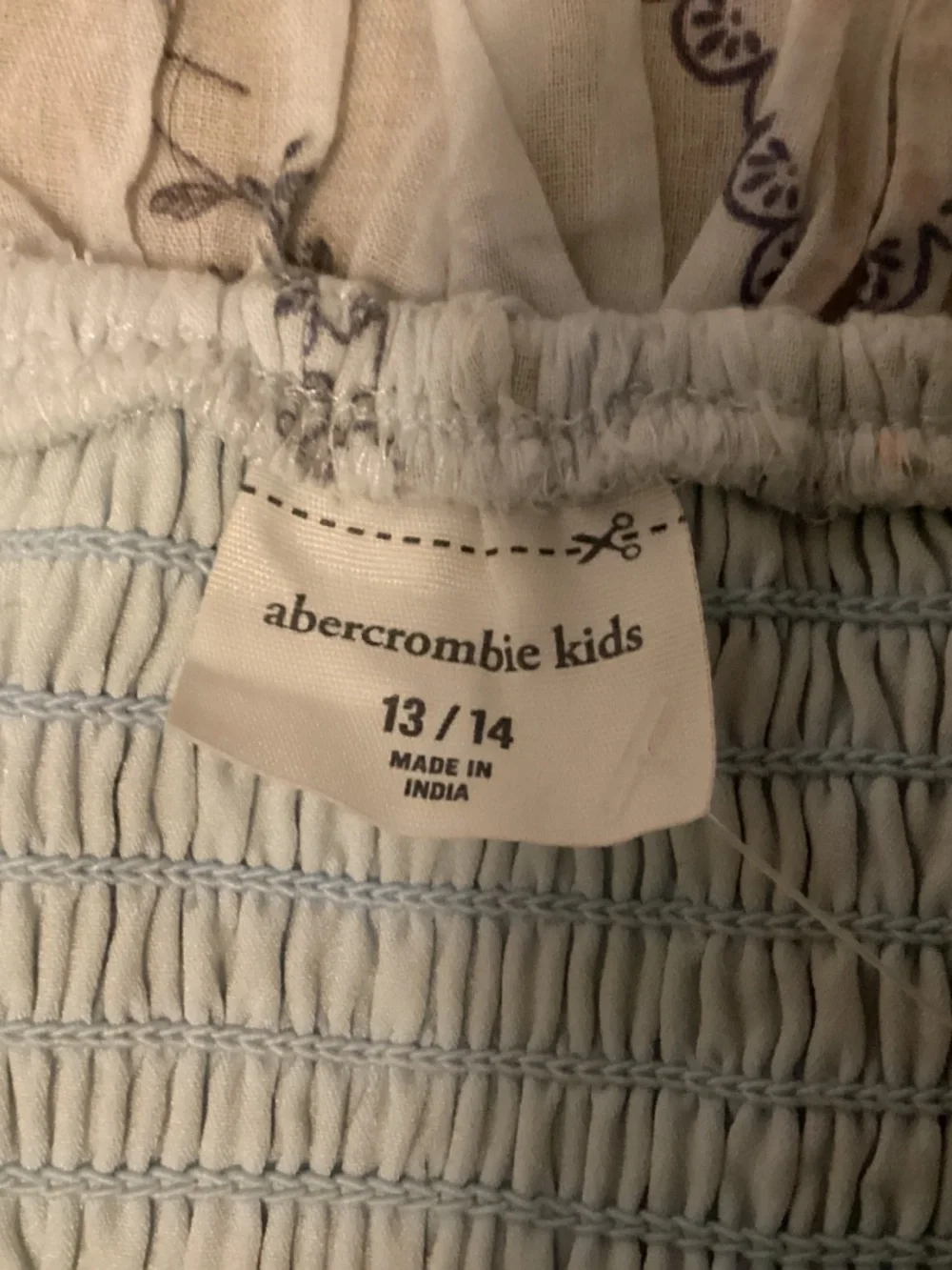 Abercrombie size 13-14 light blue romper